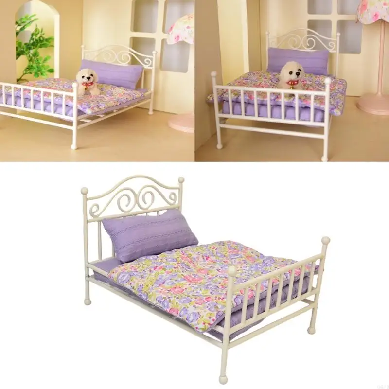 Sophisticated Fabric Upholstered Full Bed Miniature Bedroom Accessory 1:12 Scale
Sophisticated Fabric Upholstered Full Bed Miniature Bedroom Accessory 1:12 Scale