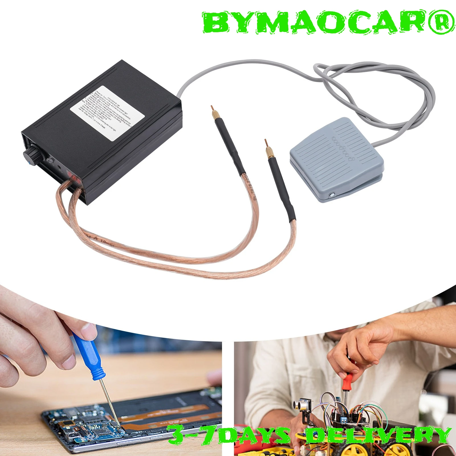 Portable Spot Welder 8000W Machine with Foot Pedal, 6300mAh Rechargeable Battery 9 Levels Adjustable for Nickel Sheet Welding
Portable Spot Welder 8000W Machine with Foot Pedal, 6300mAh Rechargeable Battery 9 Levels Adjustable for Nickel Sheet Welding