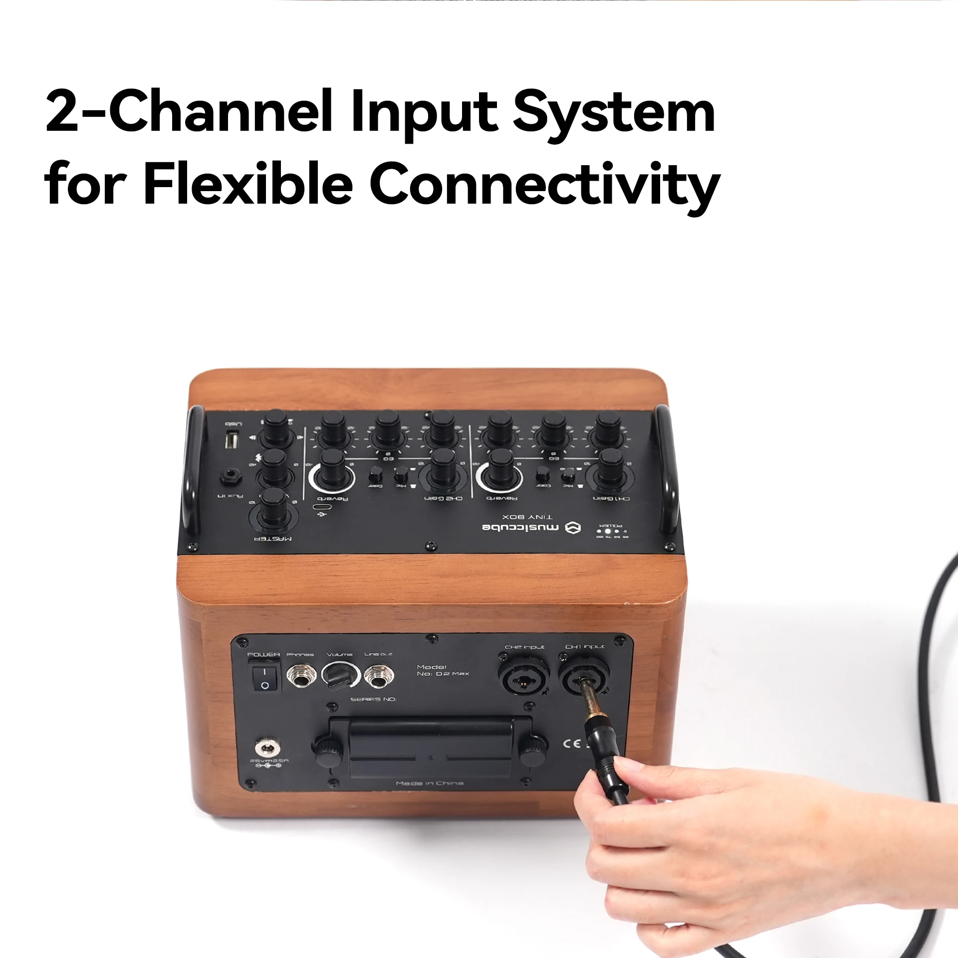 D2MAX Professional Portable Speaker 280W Peak Dual Channel Input OTG Live Streaming Outdoor Concert
D2MAX Professional Portable Speaker 280W Peak Dual Channel Input OTG Live Streaming Outdoor Concert