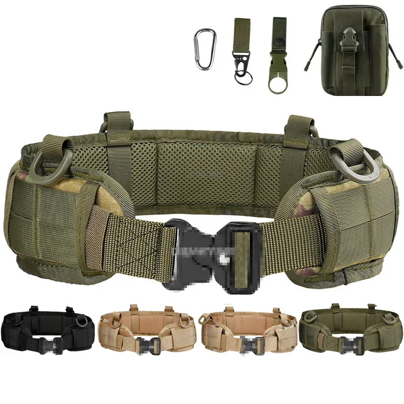 Tactical Padded Belt Airsoft Shooting Combat Molle Soft Belts Training Hunting Climbing Breathable Adjustbale Waistband
Tactical Padded Belt Airsoft Shooting Combat Molle Soft Belts Training Hunting Climbing Breathable Adjustbale Waistband
