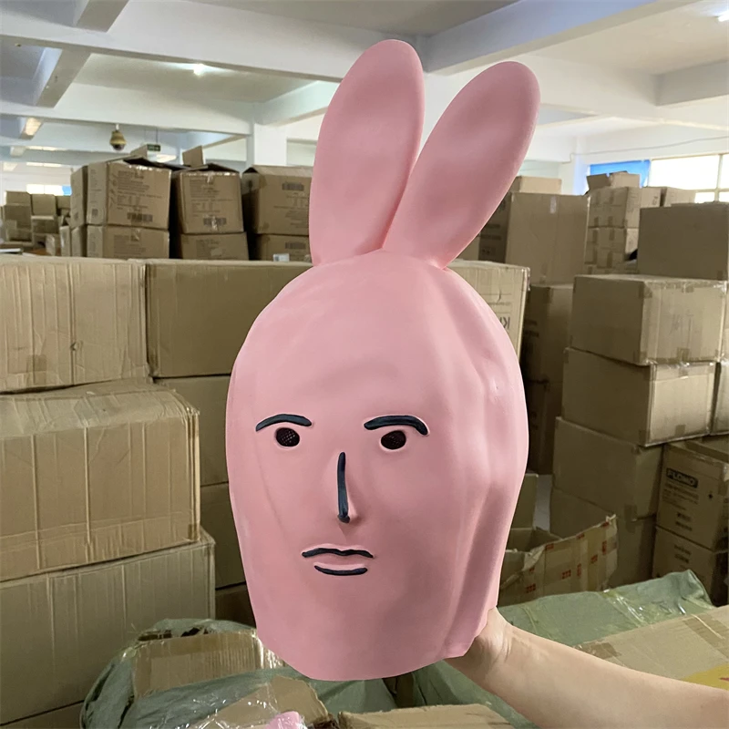 Creative Pink Bunny Mask Latex Funny Animal Cosplay Masques Party Carnaval Mask Dressing Up Easter Rabbit Head Mardi Gras Mask
Creative Pink Bunny Mask Latex Funny Animal Cosplay Masques Party Carnaval Mask Dressing Up Easter Rabbit Head Mardi Gras Mask