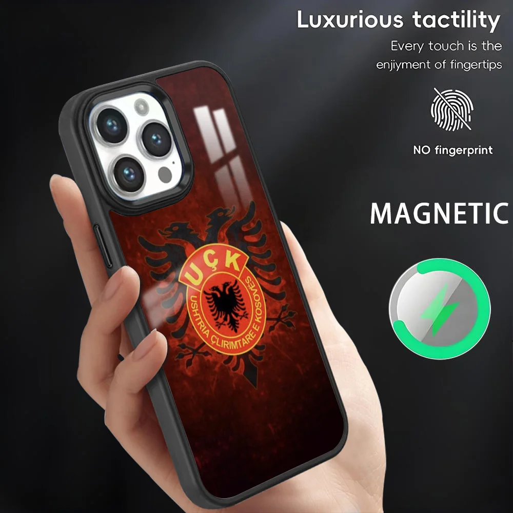 UCK Kosovo Liberation Army Phone Case For iPhone 16 15 14 13 12 11 Pro Max Plus Mini Magnetic Magsafe Wireless Charging Cover
UCK Kosovo Liberation Army Phone Case For iPhone 16 15 14 13 12 11 Pro Max Plus Mini Magnetic Magsafe Wireless Charging Cover