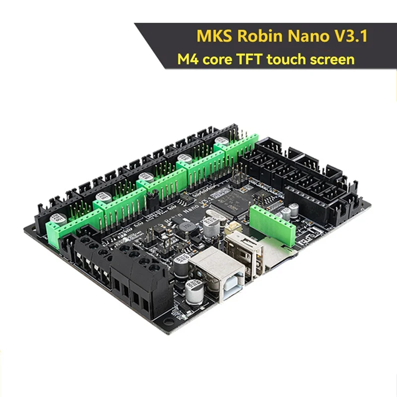 Superior-MKS Robin Nano V3.1 для 3D-принтера, плата управления, 32-битная материнская плата, поддержка Marlin2.0, поддержка TFT M4 Core
Superior-MKS Robin Nano V3.1 для 3D-принтера, плата управления, 32-битная материнская плата, поддержка Marlin2.0, поддержка TFT M4 Core