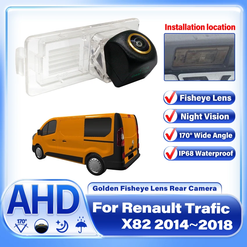 Rear View Camera For Renault Trafic X82 2014 2015 2016 2017 2018 Night Vision License Plate Camera Waterproof high quality RCA
Rear View Camera For Renault Trafic X82 2014 2015 2016 2017 2018 Night Vision License Plate Camera Waterproof high quality RCA