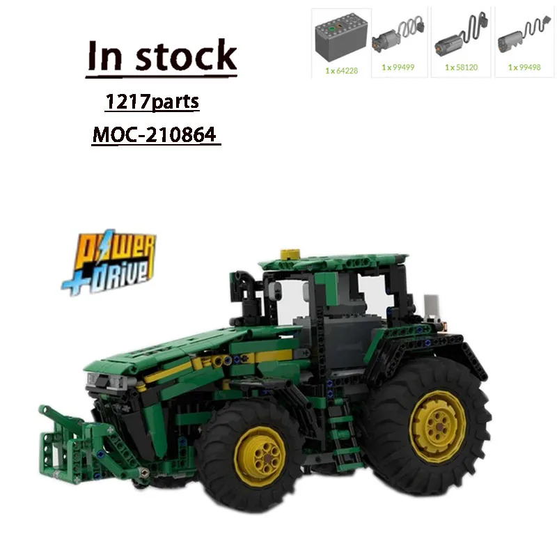MOC-210864 Farm Transport Tractor Building Blocks Model 1217 PartsMOC Creative Boys Kids Birthday Building Blocks Toy Gifts
MOC-210864 Farm Transport Tractor Building Blocks Model 1217 PartsMOC Creative Boys Kids Birthday Building Blocks Toy Gifts