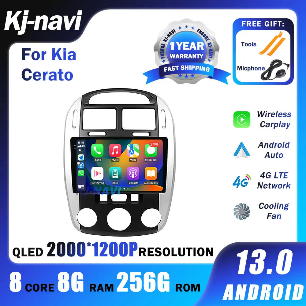 Car Radio Android 13 For Kia Cerato 2004 - 2008 Carplay Auto WIFI 360 Camera Stereo QLED Multimedia Video Player Navigation GPS
Car Radio Android 13 For Kia Cerato 2004 - 2008 Carplay Auto WIFI 360 Camera Stereo QLED Multimedia Video Player Navigation GPS