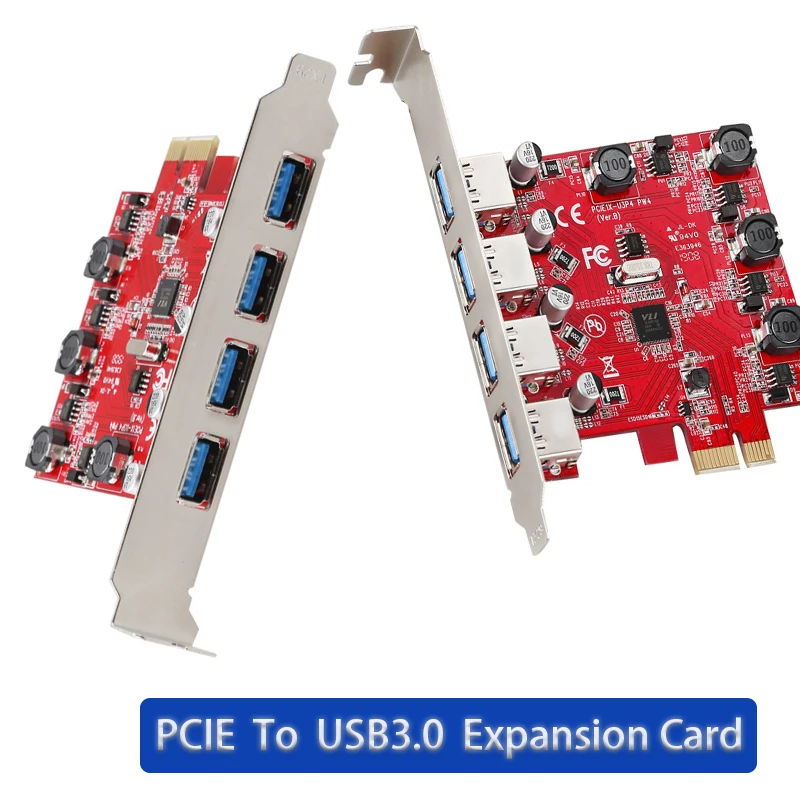 Удлинитель Конвертер PCIe Контроллер карт PCI-E Карта PCI-E к USB 3.0 Адаптер PCI-E Riser Card Адаптер расширения Удлинительный кабель
Удлинитель Конвертер PCIe Контроллер карт PCI-E Карта PCI-E к USB 3.0 Адаптер PCI-E Riser Card Адаптер расширения Удлинительный кабель