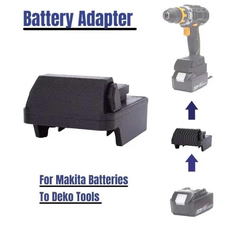 Converter Adapter For Makita 18V Lithium Ion Batteries Convert To DEKO 20V Cordless Tool (Adaptor Only)
Converter Adapter For Makita 18V Lithium Ion Batteries Convert To DEKO 20V Cordless Tool (Adaptor Only)