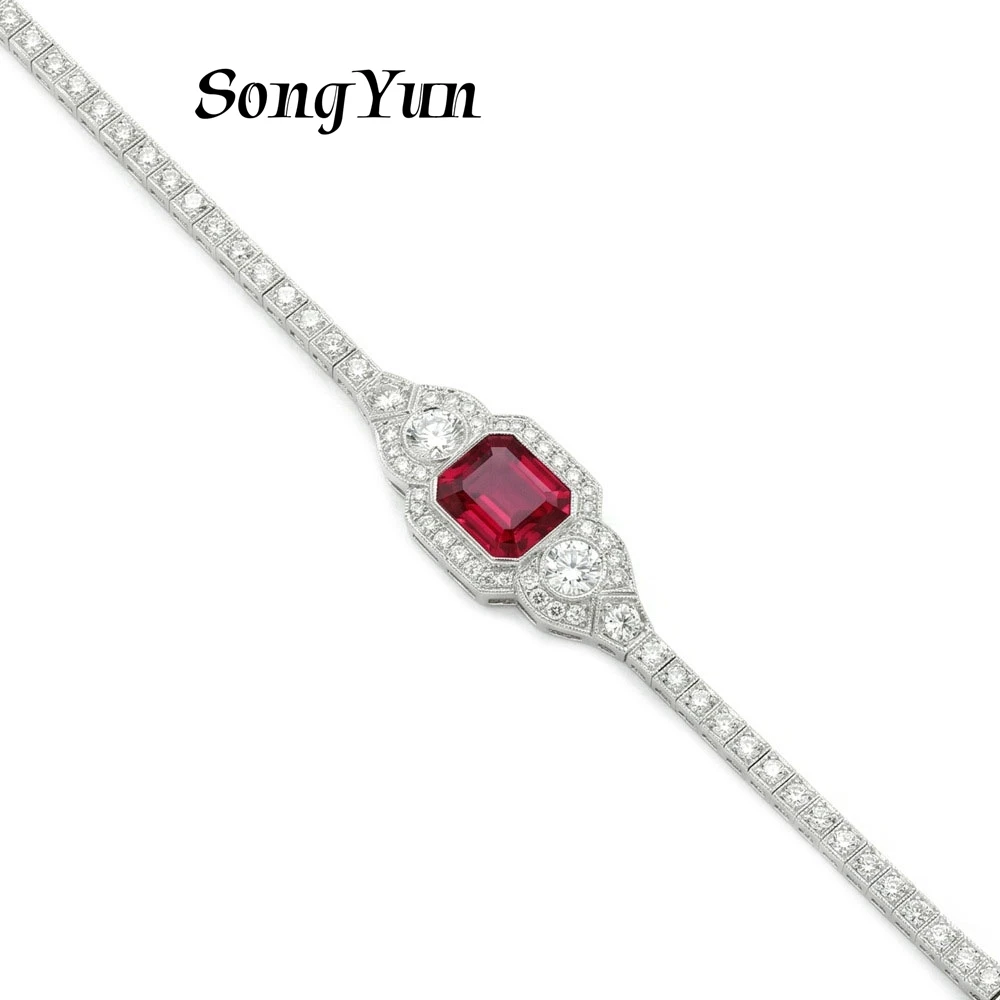 SongYun Jewelry 925 Sterling Silver Bangle 5A CZ Gemstones Designer HCD Diamond Jewel 925 Sterling Silver Bracelets Accessories
SongYun Jewelry 925 Sterling Silver Bangle 5A CZ Gemstones Designer HCD Diamond Jewel 925 Sterling Silver Bracelets Accessories