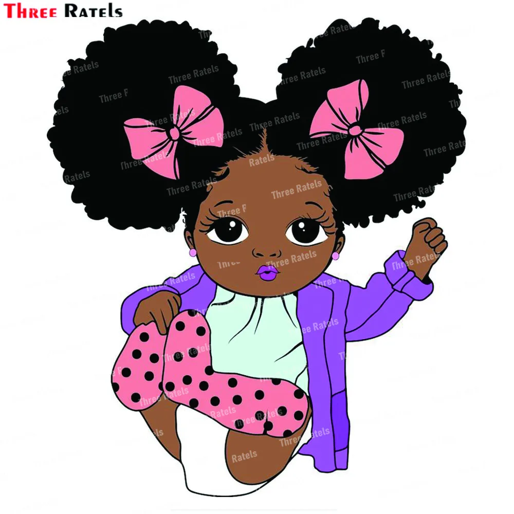 Three Ratels L742 Black Girl Cartoon Auto Decorative Accessories Waterproof Decals Personality Car Stickers
Three Ratels L742 Black Girl Cartoon Auto Decorative Accessories Waterproof Decals Personality Car Stickers