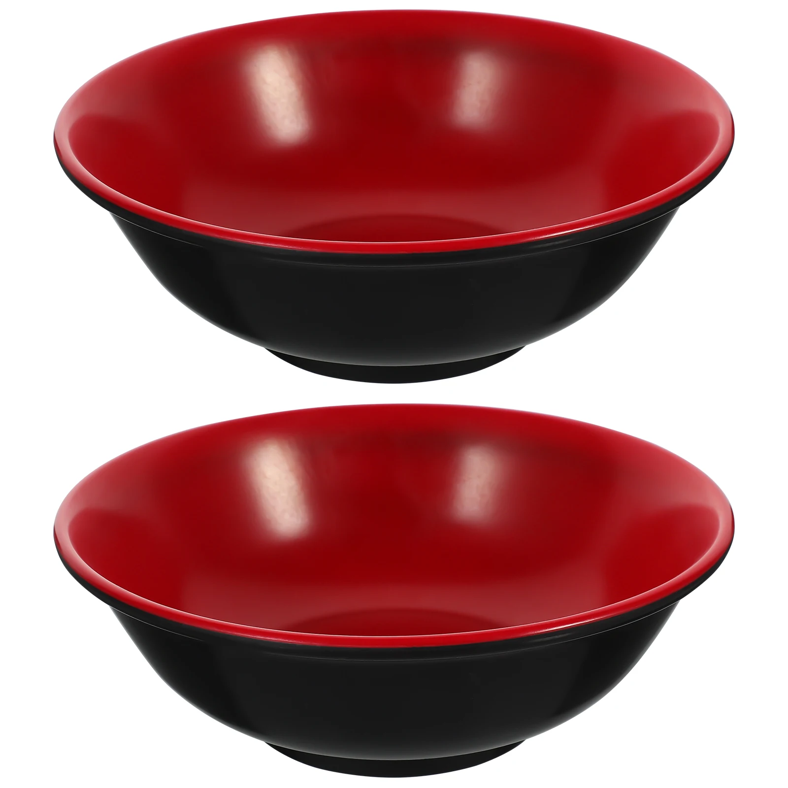 2 Pcs 7.5 Inch Black Red Melamine Ramen Bowls Pointed Bottom Reusable Soup Noodle Serving Bowls Easy Clean Kitchen Bar
2 Pcs 7.5 Inch Black Red Melamine Ramen Bowls Pointed Bottom Reusable Soup Noodle Serving Bowls Easy Clean Kitchen Bar