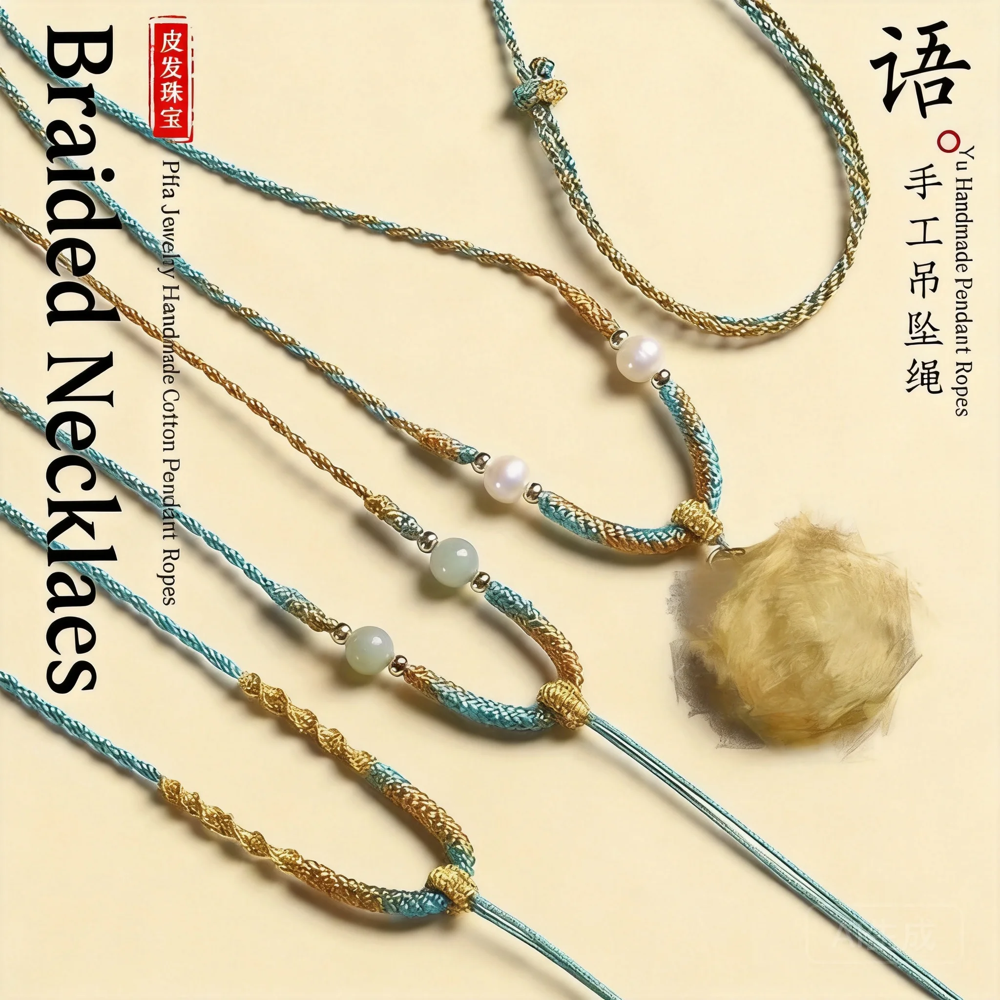 Chinese Style Thousands Of Rivers And Mountains Handwoven Lucky Pendant Rope For Hetian Jade Jadeite Peace Buckle Clavicle Neckl
Chinese Style Thousands Of Rivers And Mountains Handwoven Lucky Pendant Rope For Hetian Jade Jadeite Peace Buckle Clavicle Neckl