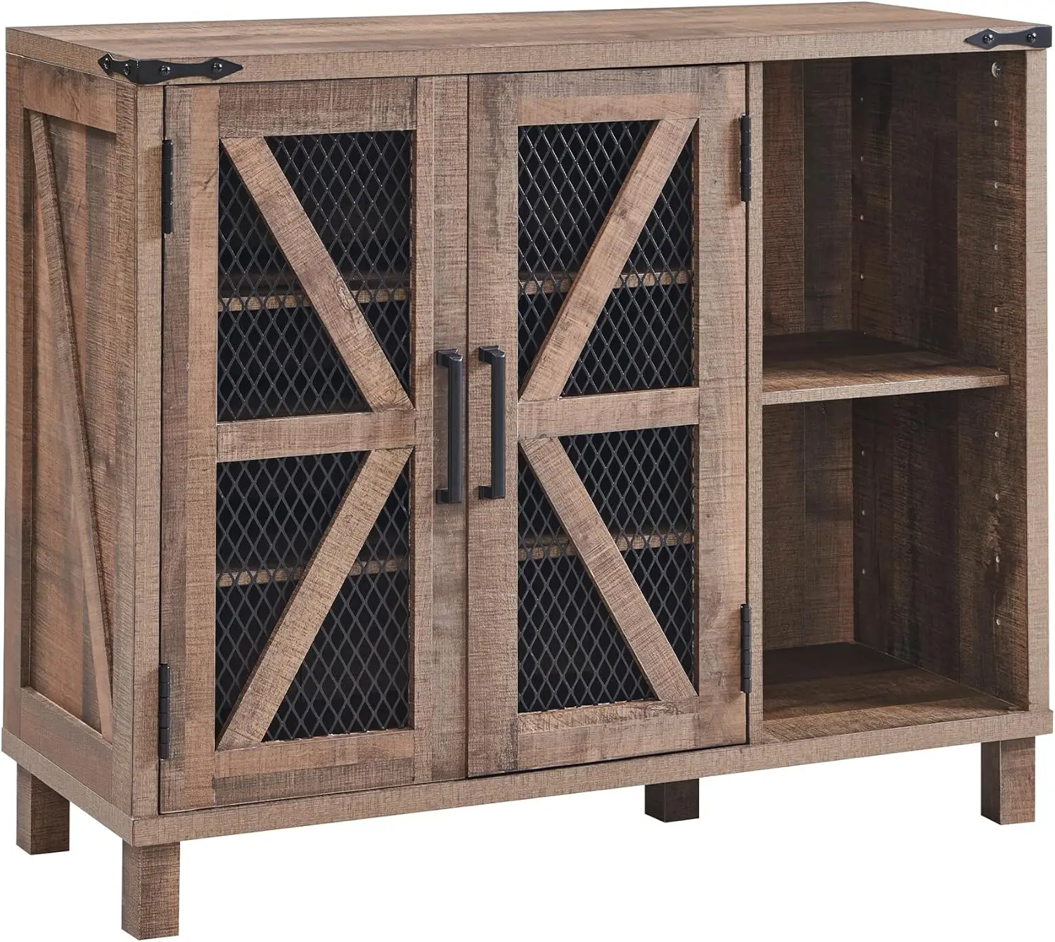 Farmhouse Shoe Cabinet, Large Shoe Storage Cabinet With Metal Accents & Adjustable Shelves, Industrial Wood Shoe Organizer,
Farmhouse Shoe Cabinet, Large Shoe Storage Cabinet With Metal Accents & Adjustable Shelves, Industrial Wood Shoe Organizer,
