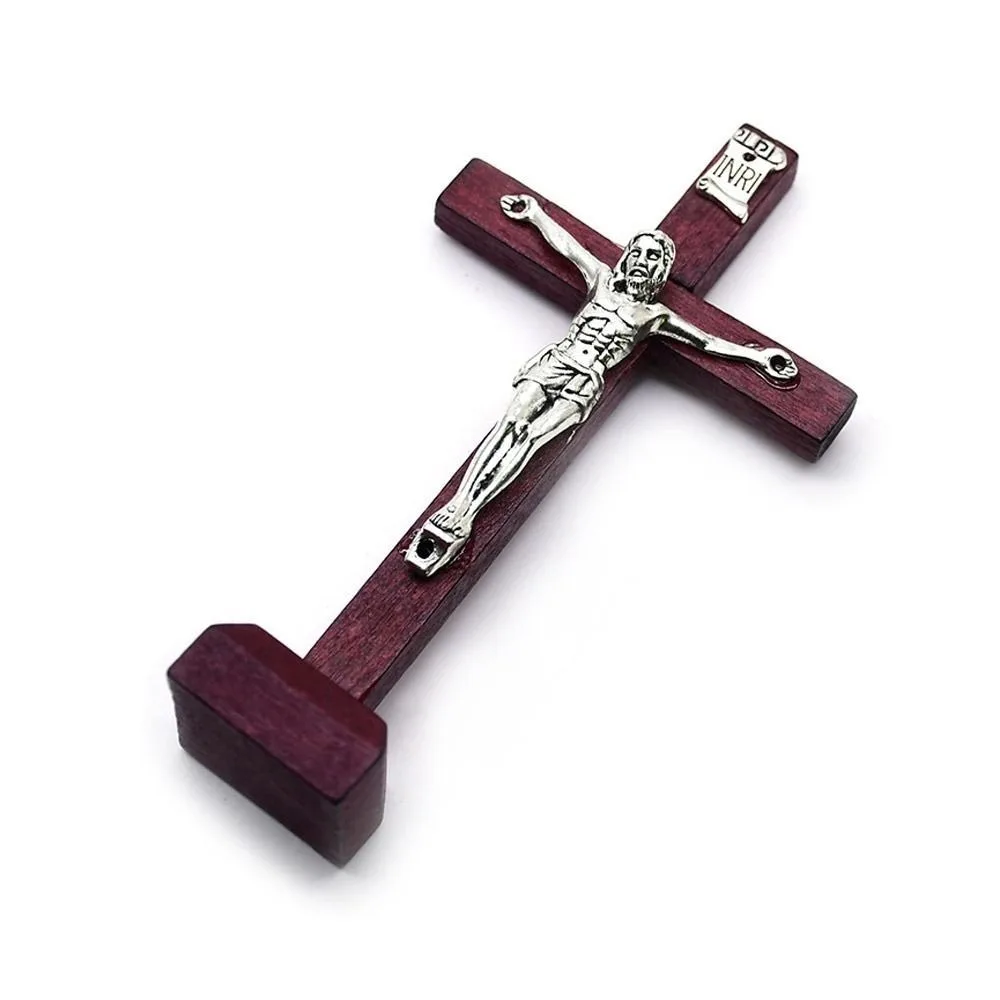 With Stand Wood Crucifix Religious Charm Prayer Catholic Jesus Cross Catholic Wooden Vintage Religious Decoration
With Stand Wood Crucifix Religious Charm Prayer Catholic Jesus Cross Catholic Wooden Vintage Religious Decoration