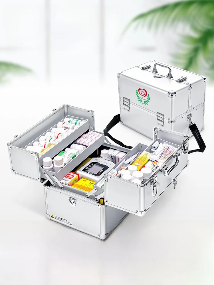 Portable Medical First Aid Kit Multi-Layer Storage Box Home Use Outpatient Emergency Medicine Box Aluminum Alloy Four ids
Portable Medical First Aid Kit Multi-Layer Storage Box Home Use Outpatient Emergency Medicine Box Aluminum Alloy Four ids