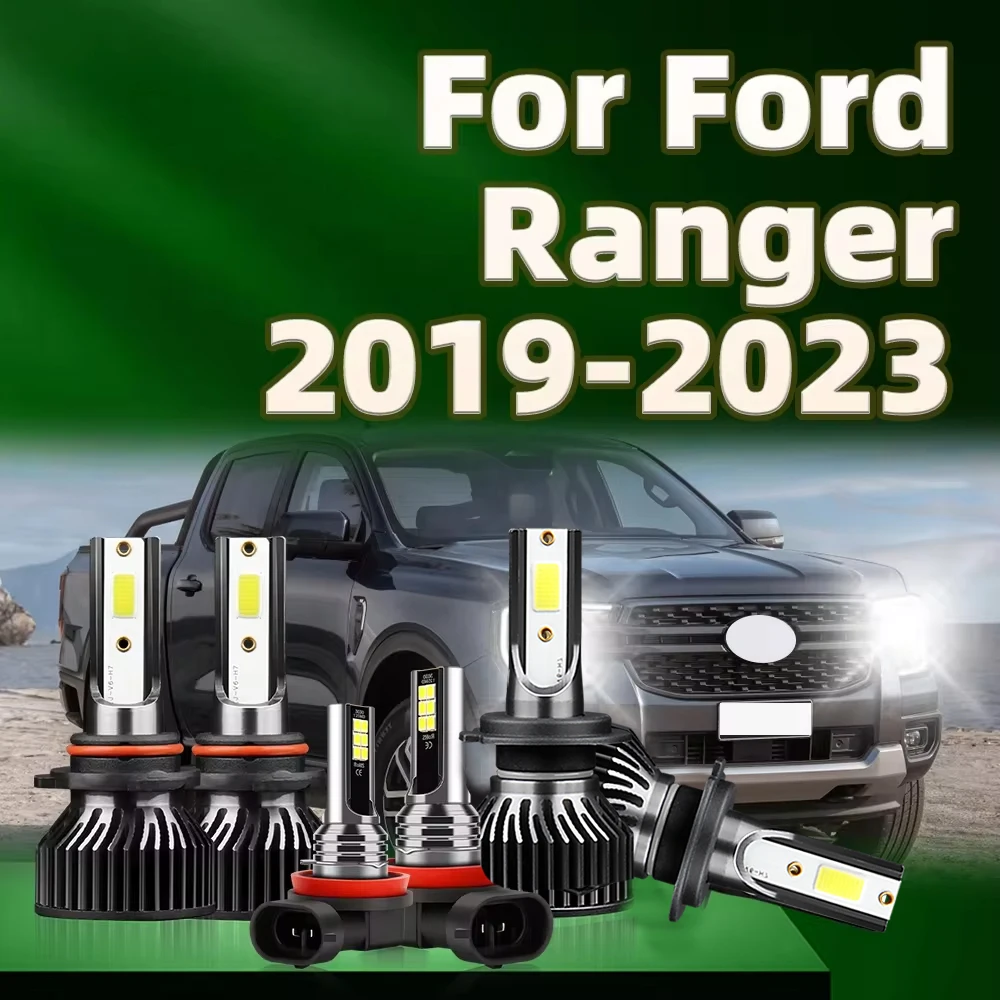6Pcs Led 30000LM Car Headlight H11 9005 Turbo Lamp Fog Light Kit 6000K For Ford Ranger 2019 2020 2021 2022 2023
6Pcs Led 30000LM Car Headlight H11 9005 Turbo Lamp Fog Light Kit 6000K For Ford Ranger 2019 2020 2021 2022 2023