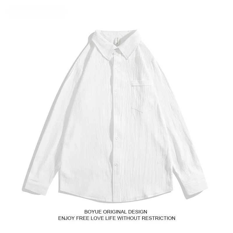 Мужская свободная длинная футболка Boyue, однотонная, универсальная, осенняя, модная, студенческая, простая, белая, трендовая, в японском стиле, Ins
Мужская свободная длинная футболка Boyue, однотонная, универсальная, осенняя, модная, студенческая, простая, белая, трендовая, в японском стиле, Ins