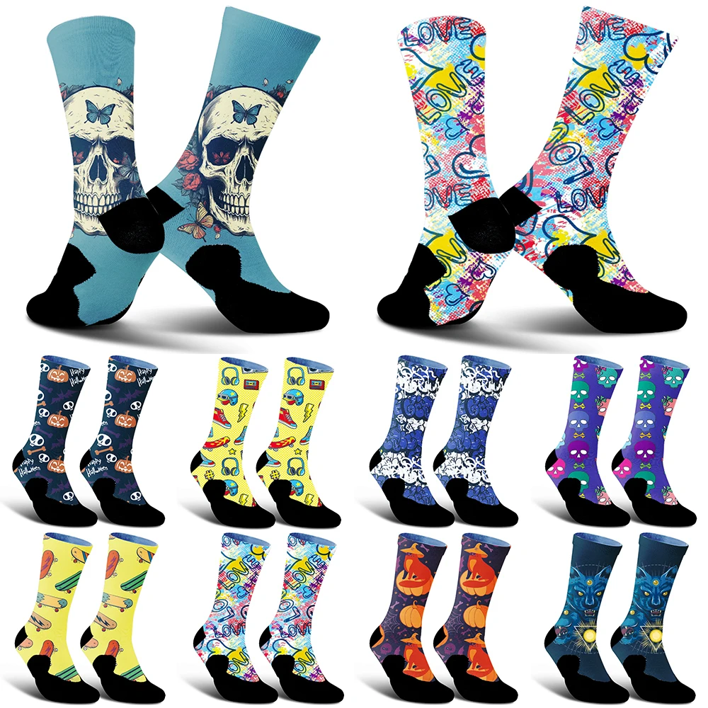 Summer comfortable anti slip sports bike socks, animal skull graffiti skateboard socks, highway bike socks 2025 New
Summer comfortable anti slip sports bike socks, animal skull graffiti skateboard socks, highway bike socks 2025 New