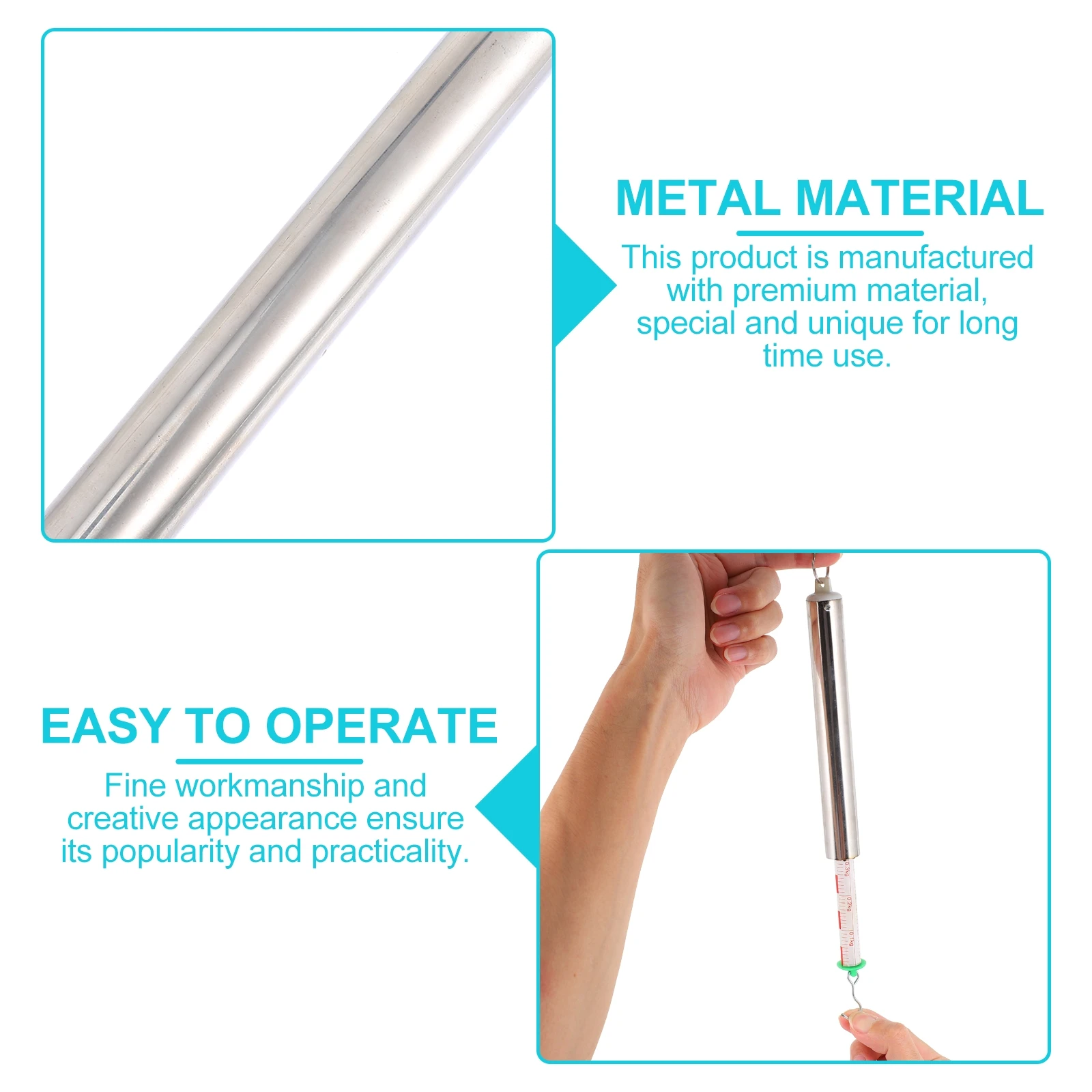 2Pcs Metal Spring Dynamometer Cylindrical Force Gauge Portable for Physics Classroom Experimental Practical Spring Dynamometer
2Pcs Metal Spring Dynamometer Cylindrical Force Gauge Portable for Physics Classroom Experimental Practical Spring Dynamometer