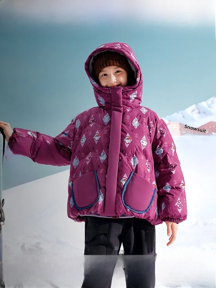 Banana Le Children's down Jaet Outdoor Winter Warm Windproof ex Baby Class a Cold Resistance Coat Polyester Fiber
Banana Le Children's down Jaet Outdoor Winter Warm Windproof ex Baby Class a Cold Resistance Coat Polyester Fiber