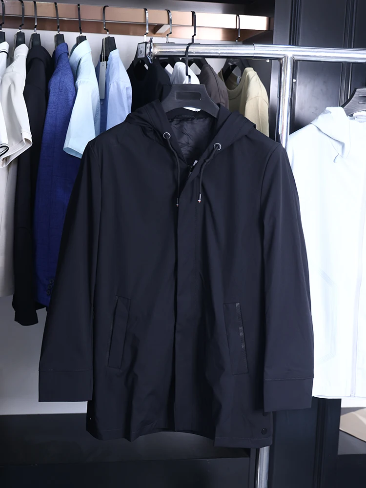 H-Home Мужская повседневная удобная дышащая куртка с капюшоном Весна Осень Faion Универсальная Sli Полиэстер Нейлон Смесь Длинная S...
H-Home Мужская повседневная удобная дышащая куртка с капюшоном Весна Осень Faion Универсальная Sli Полиэстер Нейлон Смесь Длинная S...