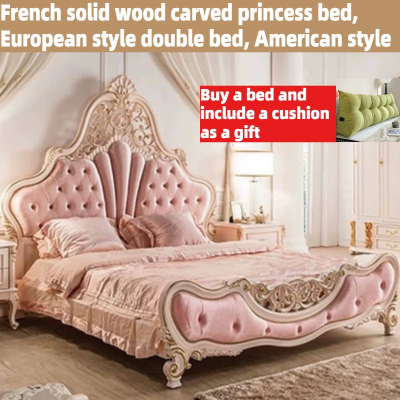 180x200cm Headboard Frames Bed 2 People Designer European King Size Double Bed Twin Wooden Full Size Luxury Bedroom Furniture
180x200cm Headboard Frames Bed 2 People Designer European King Size Double Bed Twin Wooden Full Size Luxury Bedroom Furniture