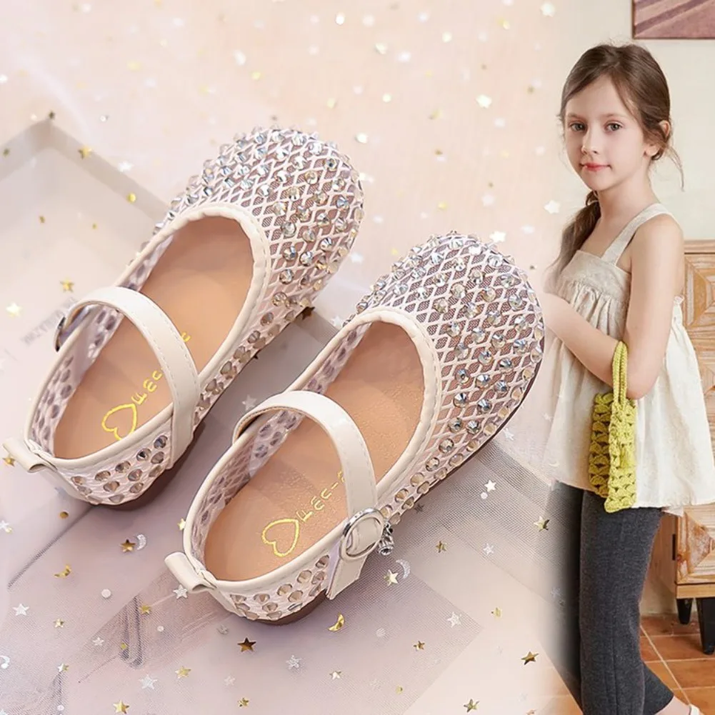 Summer Quick-Dry Mesh Kids Sandals for Girls Witn Sparkly Sequins Non-Slip Sole Cuts-outs Toddler Flats Beach Shoes Daily Wear
Summer Quick-Dry Mesh Kids Sandals for Girls Witn Sparkly Sequins Non-Slip Sole Cuts-outs Toddler Flats Beach Shoes Daily Wear