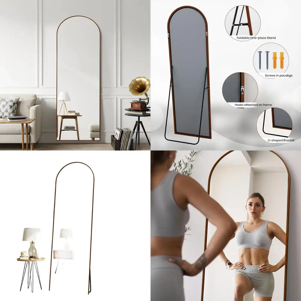 Арочное напольное зеркало 19x57 дюймов с алюминиевой рамой в винтажном красновато-коричневом дереве, отдельно стоящее или настенное крепление для дома
Арочное напольное зеркало 19x57 дюймов с алюминиевой рамой в винтажном красновато-коричневом дереве, отдельно стоящее или настенное крепление для дома