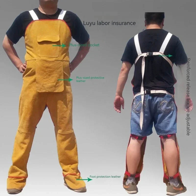 Cowhide welding, fireproof flower, wear-resistant and heat-resistant welding suit, reverse penetration welding suit
Cowhide welding, fireproof flower, wear-resistant and heat-resistant welding suit, reverse penetration welding suit