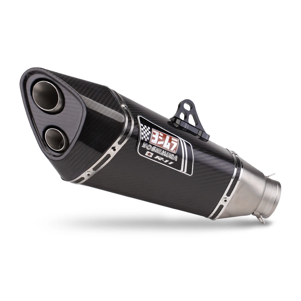 Motorcycle Exhaust muffler Yoshimura R11 double hole Escape Moto For Z650 Z900 ER6N Z1000 YZF R1 R3 51MM 60MM Universal
Motorcycle Exhaust muffler Yoshimura R11 double hole Escape Moto For Z650 Z900 ER6N Z1000 YZF R1 R3 51MM 60MM Universal