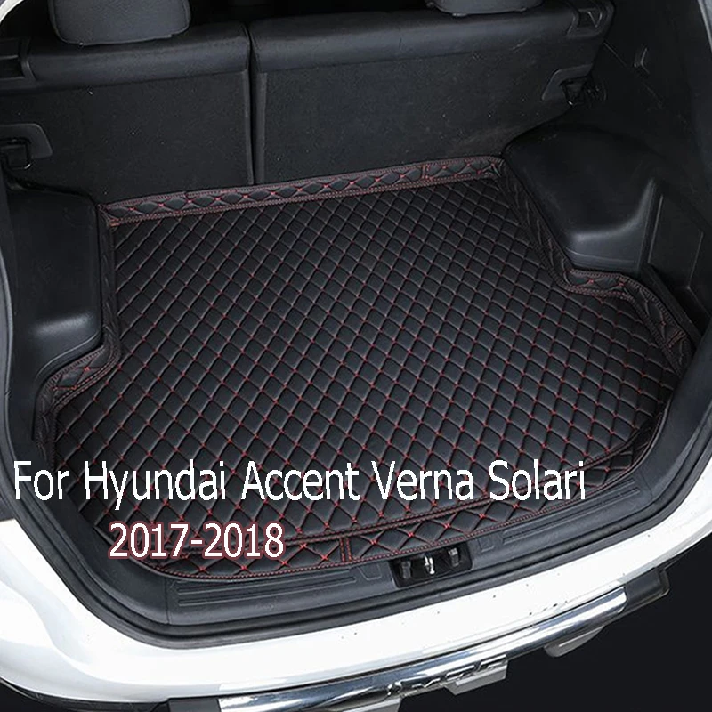 High quality Custom Waterproof Leather Car Trunk Mat For Hyundai Accent Verna Solaris 2017-2018 Liner Accessories Interior Boot
High quality Custom Waterproof Leather Car Trunk Mat For Hyundai Accent Verna Solaris 2017-2018 Liner Accessories Interior Boot
