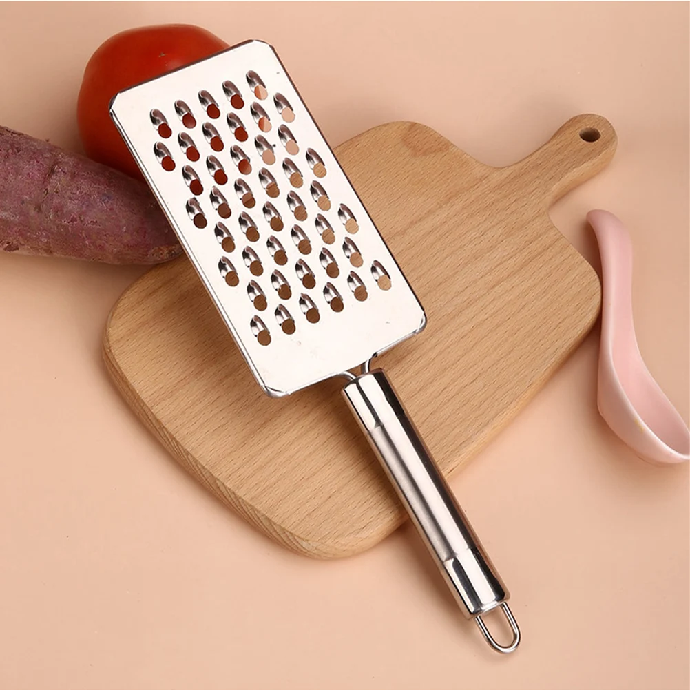 Multifunctional Stainless Steel Kitchen Grater Slicer Silver Non-Slip Handle For Vegetables Potatoes Tomatoes Carrots Garlic
Multifunctional Stainless Steel Kitchen Grater Slicer Silver Non-Slip Handle For Vegetables Potatoes Tomatoes Carrots Garlic