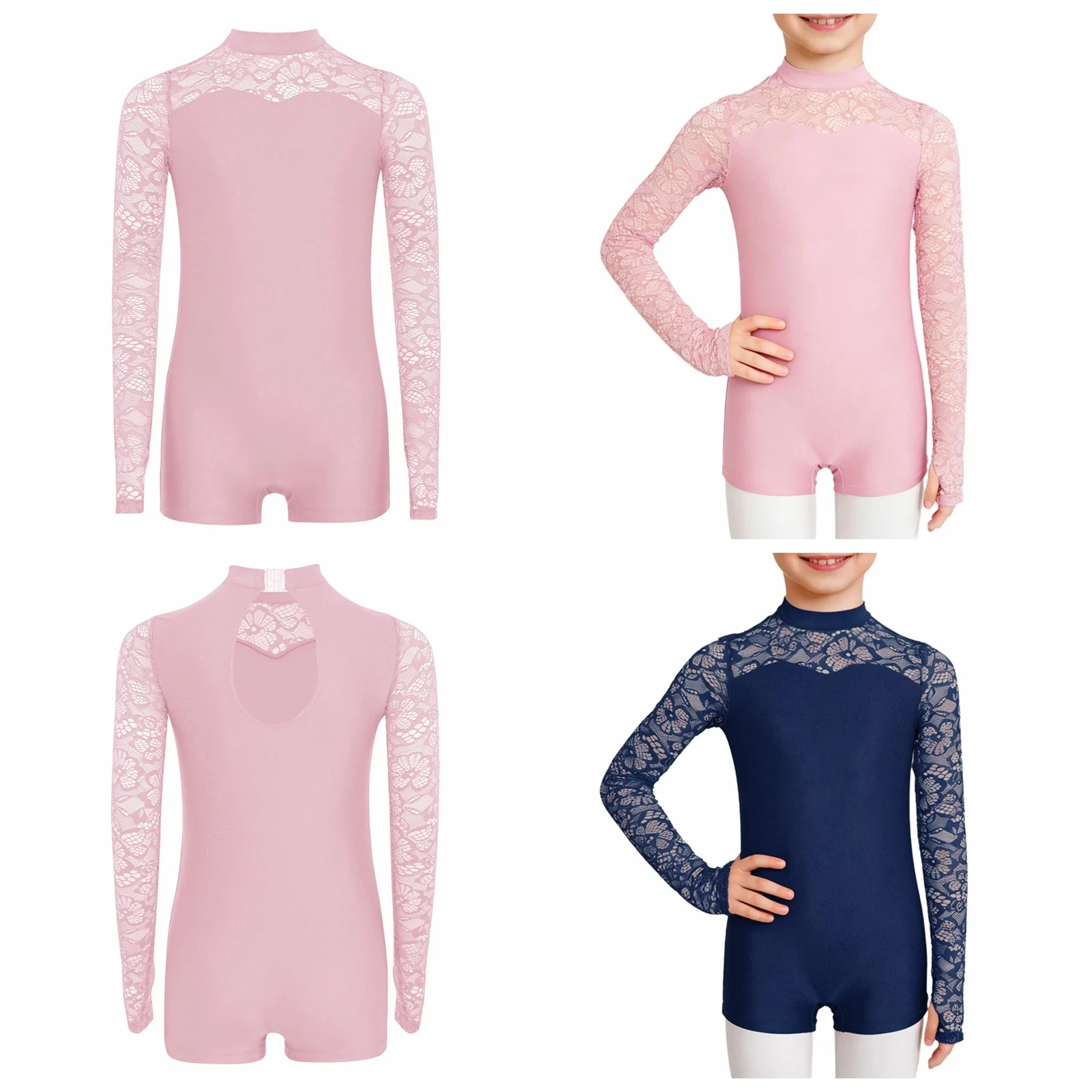 Girls Ballet Dance Unitard Children's Lace Patchwork Ice Skating Artistic Gymnastics Jumpsuit Long Sleeves Gymnastic Bodysuit
Girls Ballet Dance Unitard Children's Lace Patchwork Ice Skating Artistic Gymnastics Jumpsuit Long Sleeves Gymnastic Bodysuit
