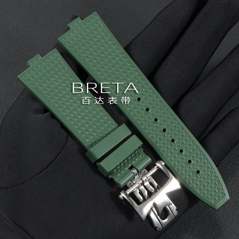 Ремешок для часов Convex 7MM из FKM-резины с быстрым снятием для Vacheron Constantin 4500v/7900V/4520V/5520V/7920V/5500V. Замена ремешка.
Ремешок для часов Convex 7MM из FKM-резины с быстрым снятием для Vacheron Constantin 4500v/7900V/4520V/5520V/7920V/5500V. Замена ремешка.