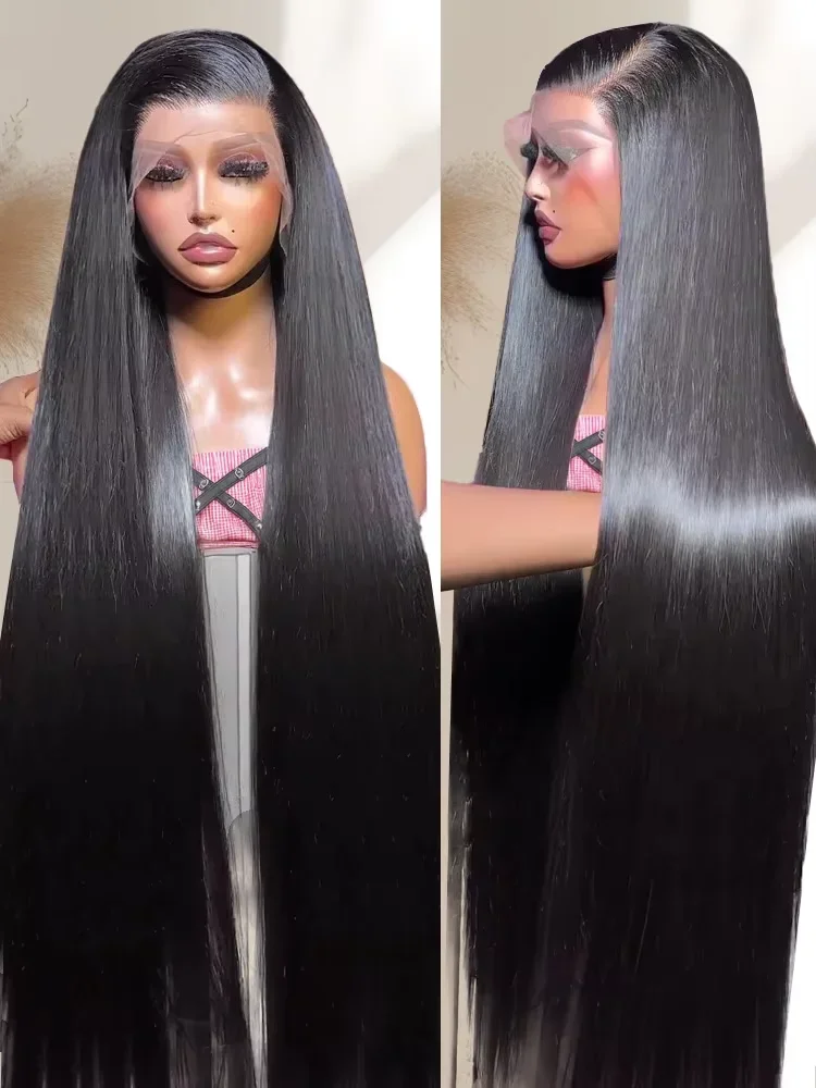 300 Density 40 Inch 13x6 Hd Lace Frontal Wigs Brazilian Straight Wig 100% Human Hair Black Glueless Wigs Ready To Wear For Women
300 Density 40 Inch 13x6 Hd Lace Frontal Wigs Brazilian Straight Wig 100% Human Hair Black Glueless Wigs Ready To Wear For Women