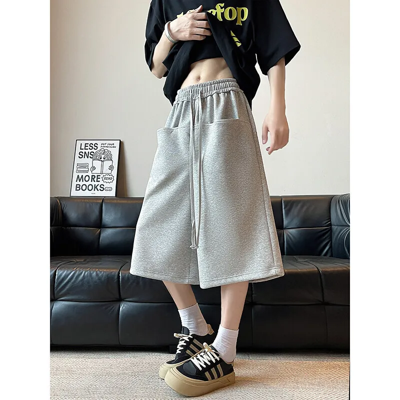 Summer Casual Pants Men Oversized Fashion White Wide Leg Pants Men Streetwear Korean Loose Cropped Trousers Mens Black Pants
Summer Casual Pants Men Oversized Fashion White Wide Leg Pants Men Streetwear Korean Loose Cropped Trousers Mens Black Pants