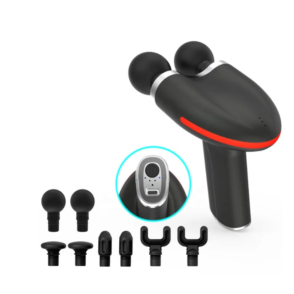 Mini Double Massage Heads Light Weight Deep Tissue Massage Gun Percussion Muscle Soreness Pain Relief Massage Gun
Mini Double Massage Heads Light Weight Deep Tissue Massage Gun Percussion Muscle Soreness Pain Relief Massage Gun