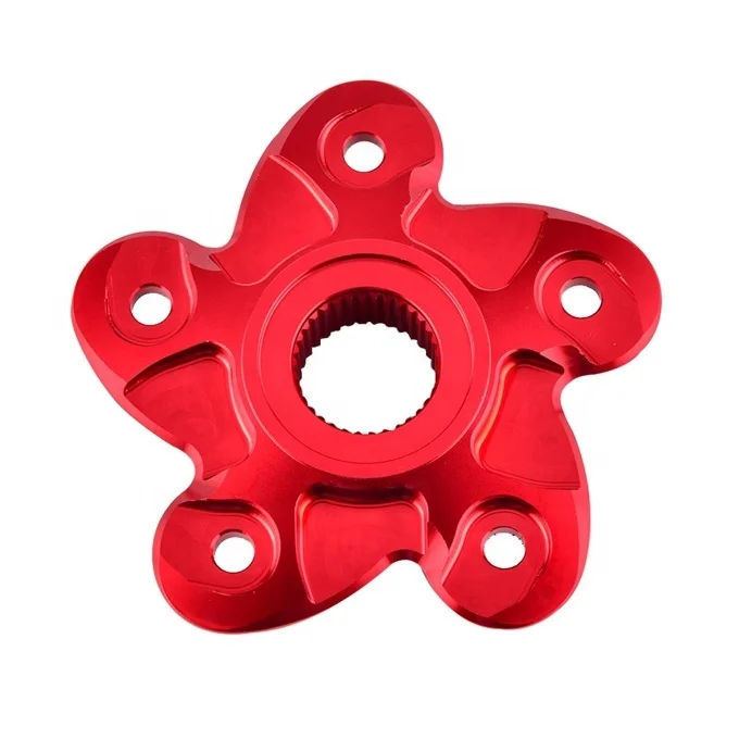 CNC Modified Motorcycle Parts Custom Aluminum Rear Sprocket Hub Carrier Cover
CNC Modified Motorcycle Parts Custom Aluminum Rear Sprocket Hub Carrier Cover