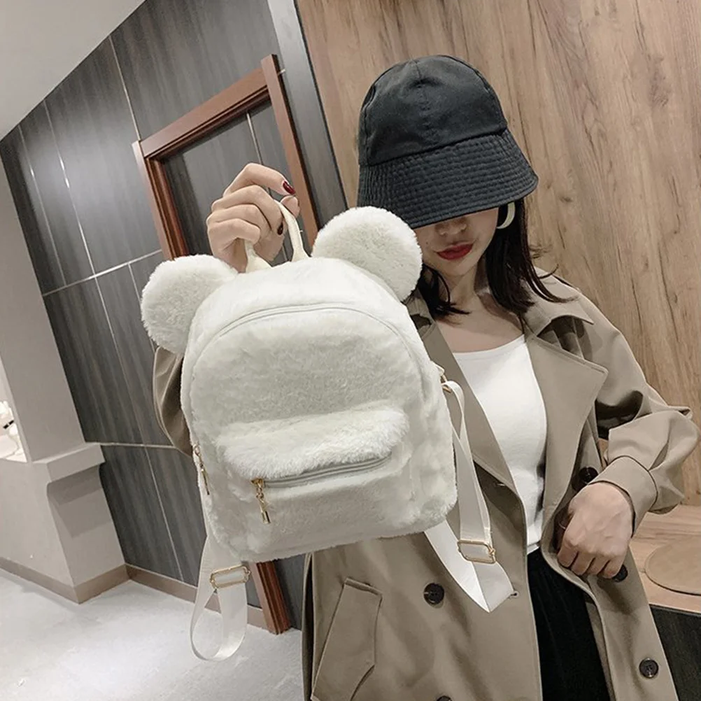 Bear Ear Backpack Cute Winter Storage Bag Large Capacity Lightweight Travel School Casual Shoulder Bag for Girls
Bear Ear Backpack Cute Winter Storage Bag Large Capacity Lightweight Travel School Casual Shoulder Bag for Girls