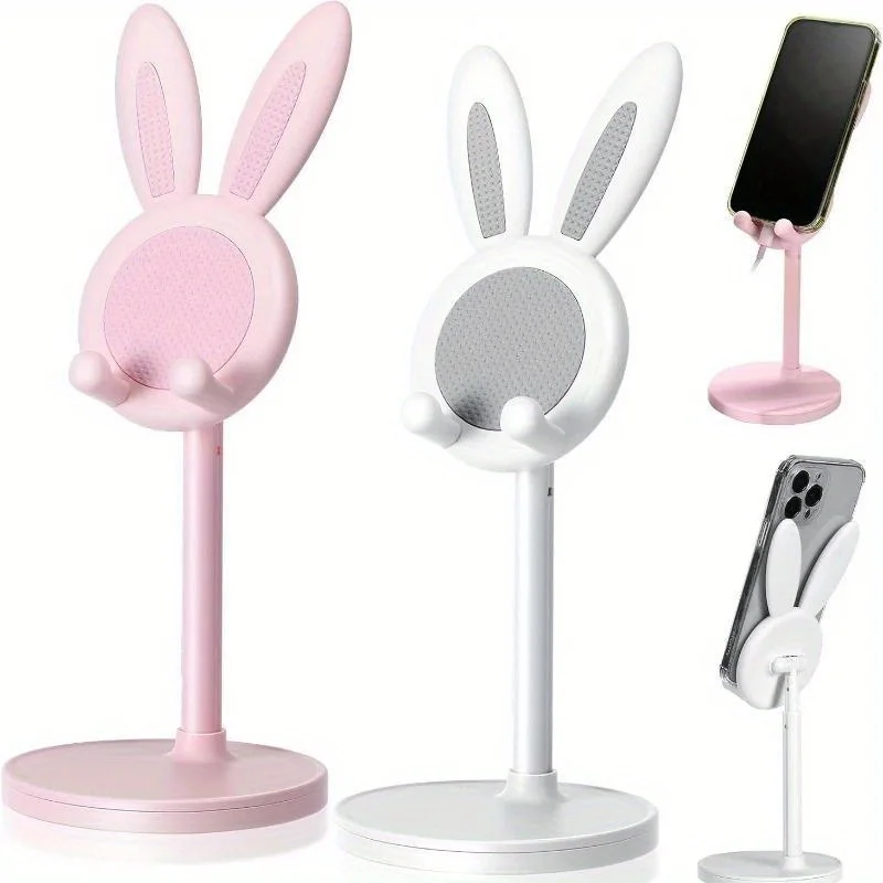 Cute Rabbit Mobile Phone Stand Desktop Can Be Lifted And Adjusted Desktop Lazy Person Selfie Watch Video Music Support Bracket
Cute Rabbit Mobile Phone Stand Desktop Can Be Lifted And Adjusted Desktop Lazy Person Selfie Watch Video Music Support Bracket