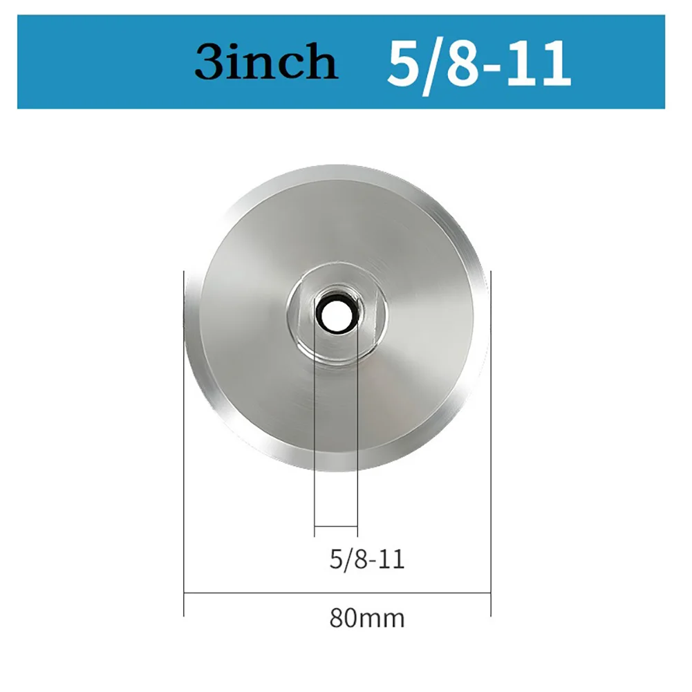 Aluminum Backing Holder 4 inch Diameter for Diamond Polishing Pads Fits Standard 80mm and 100mm Polishing Machines
Aluminum Backing Holder 4 inch Diameter for Diamond Polishing Pads Fits Standard 80mm and 100mm Polishing Machines