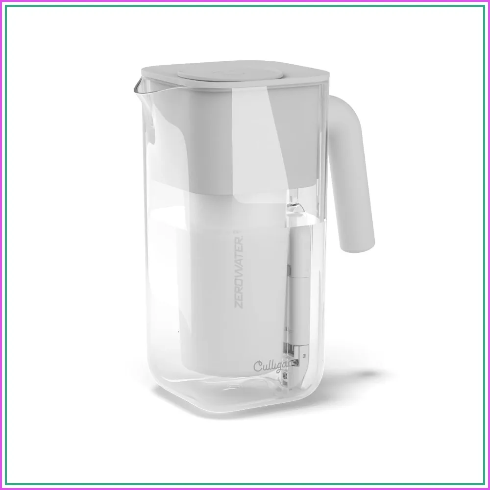 7-Cup Water Filter Pitcher with 5-Stage Advanced Filtration – Reduces Lead, PFAS, Mercury, Fluoride & Chlorine – IAPMO Certified – Includes TDS Meter
7-Cup Water Filter Pitcher with 5-Stage Advanced Filtration – Reduces Lead, PFAS, Mercury, Fluoride & Chlorine – IAPMO Certified – Includes TDS Meter