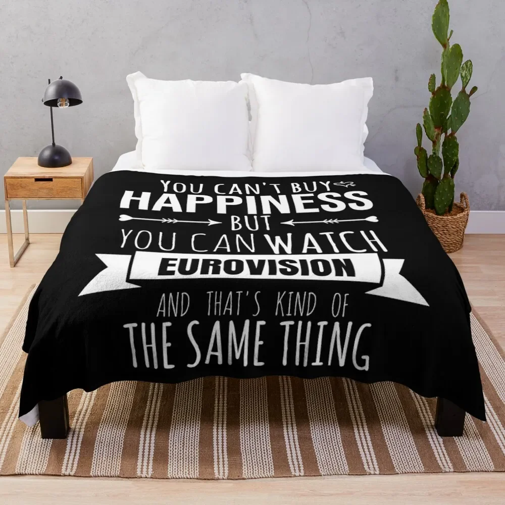 You can't buy happiness but you can watch Eurovision Throw Blanket Cozy Sofa Blanket for TV Watching Napping
You can't buy happiness but you can watch Eurovision Throw Blanket Cozy Sofa Blanket for TV Watching Napping