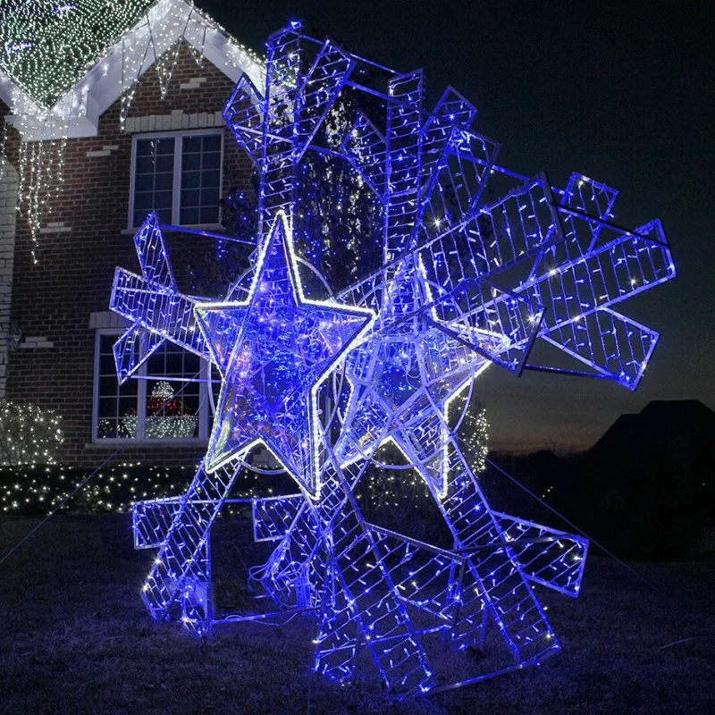Custom. year outdoor street decoration led rope light 3D motif snowflake light
Custom. year outdoor street decoration led rope light 3D motif snowflake light