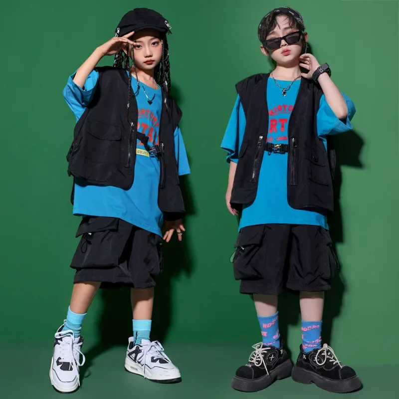 Girls' Jazz Dance Costume Handsome Japanese Street Dance Performance Costume Set Children's Stage Trend
Girls' Jazz Dance Costume Handsome Japanese Street Dance Performance Costume Set Children's Stage Trend