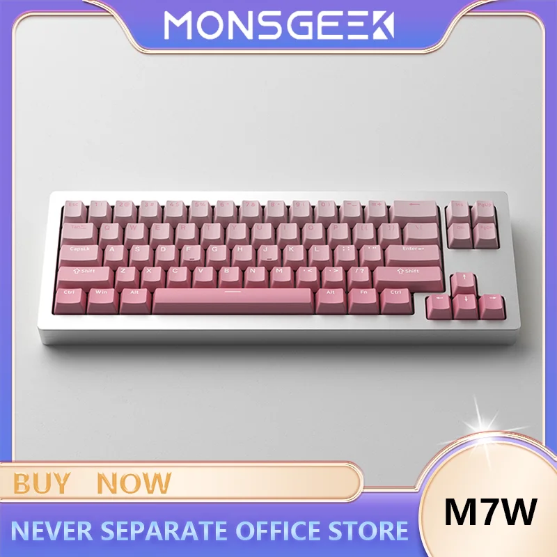 Механическая клавиатура Monsgeek M7w, 68 клавиш, Rgb, горячая замена, алюминиевый градиент, цветной тактильный переключатель, игровой подарок на заказ
Механическая клавиатура Monsgeek M7w, 68 клавиш, Rgb, горячая замена, алюминиевый градиент, цветной тактильный переключатель, игровой подарок на заказ