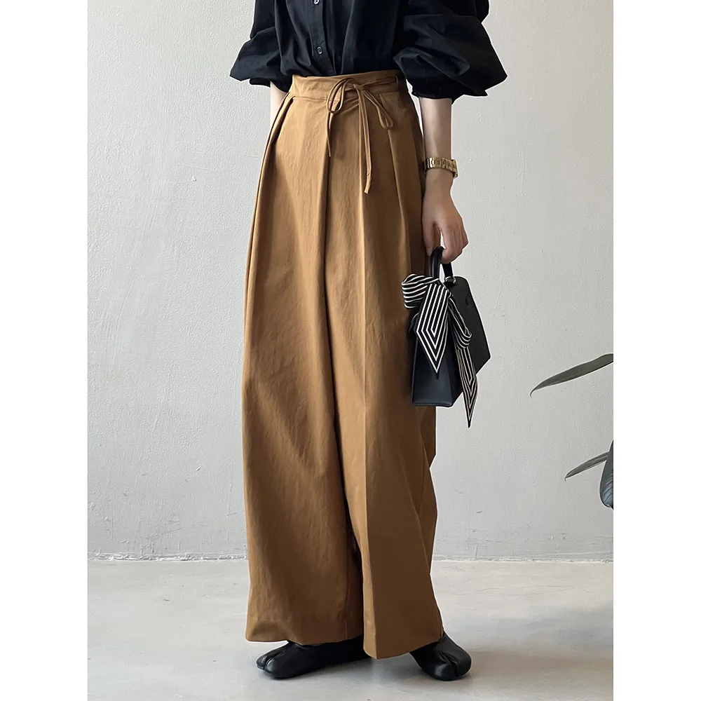 Asymmetric High Waist Wide Leg Pants Women's Design Sense Buttoning Casual Trousers Fall Season Long Pants Ladies Faion
Asymmetric High Waist Wide Leg Pants Women's Design Sense Buttoning Casual Trousers Fall Season Long Pants Ladies Faion