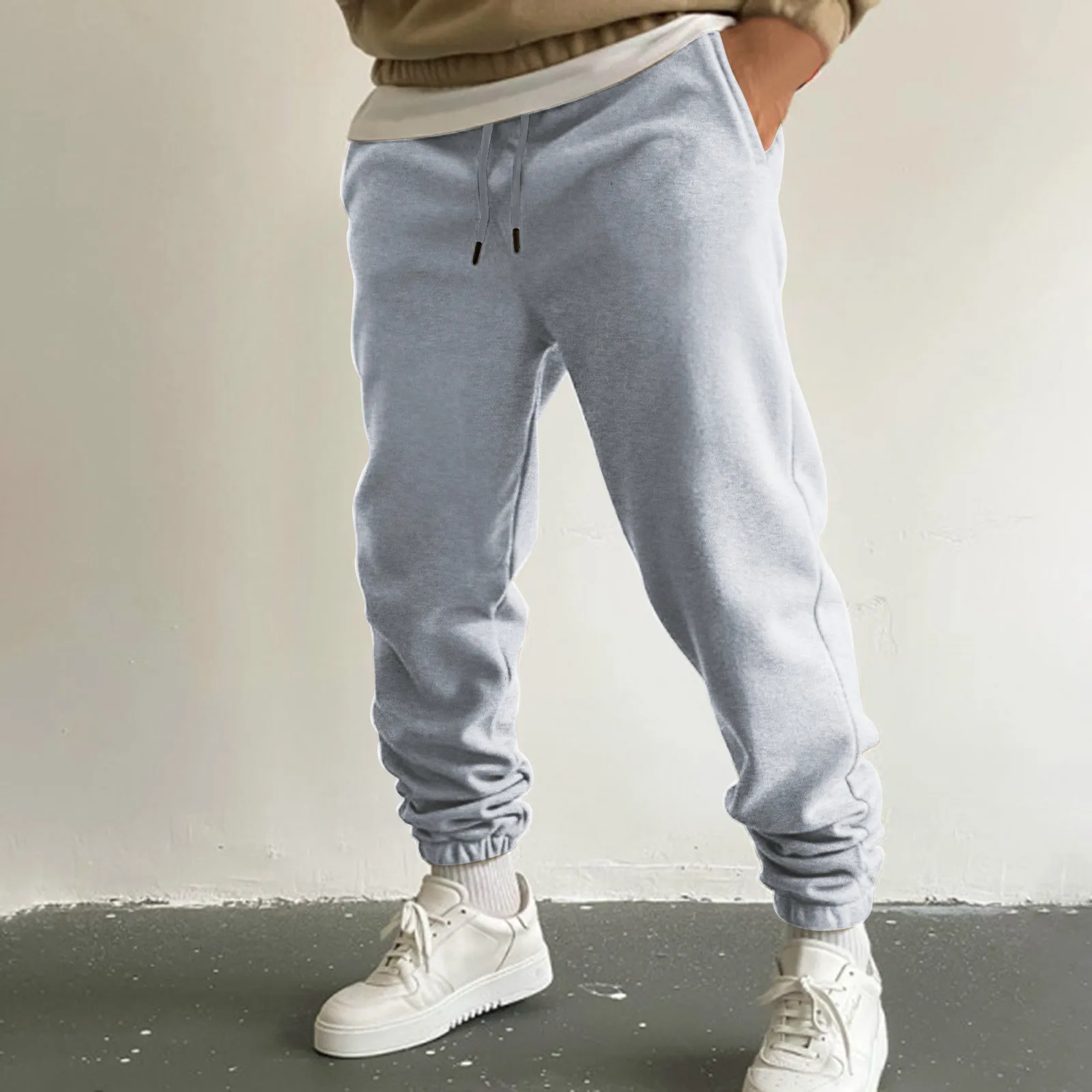 Winter Pants Men Fleece Joggers Sweatpants Drawstring Trousers Men Running Pants Warm Velvet Ankle-tied Pants Sweater Pants 2023
Winter Pants Men Fleece Joggers Sweatpants Drawstring Trousers Men Running Pants Warm Velvet Ankle-tied Pants Sweater Pants 2023