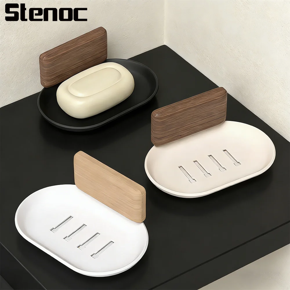 Настенная мыльница из орехового дерева и алюминия без сверления для ванной и кухни, держатель для мыла и губки с дренажем, экономия места
Настенная мыльница из орехового дерева и алюминия без сверления для ванной и кухни, держатель для мыла и губки с дренажем, экономия места