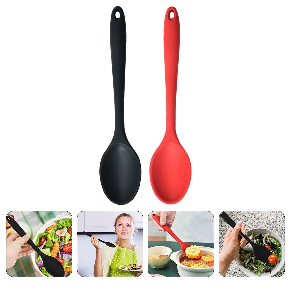 2 Pcs Multifunction Silicone Spoon Baby Serving Utensils Large Soup Spoons Silica Gel for Rice Salad
2 Pcs Multifunction Silicone Spoon Baby Serving Utensils Large Soup Spoons Silica Gel for Rice Salad
